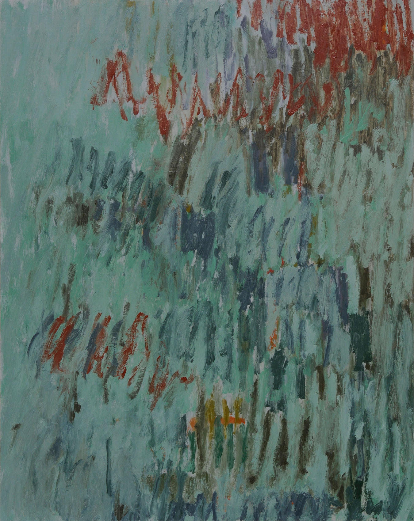 Untitled, oil on wood, 30 x 24 inches, 2007